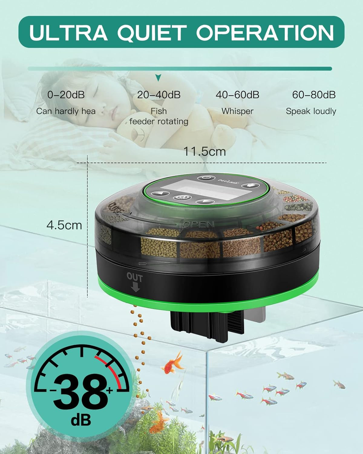 Automatic Fish Feeder for Aquarium