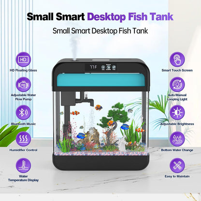 Fish Aquarium with Music Humidifier