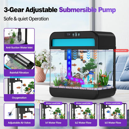 Fish Aquarium with Music Humidifier