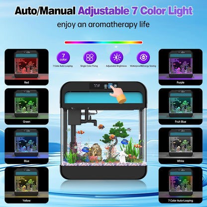 Fish Aquarium with Music Humidifier